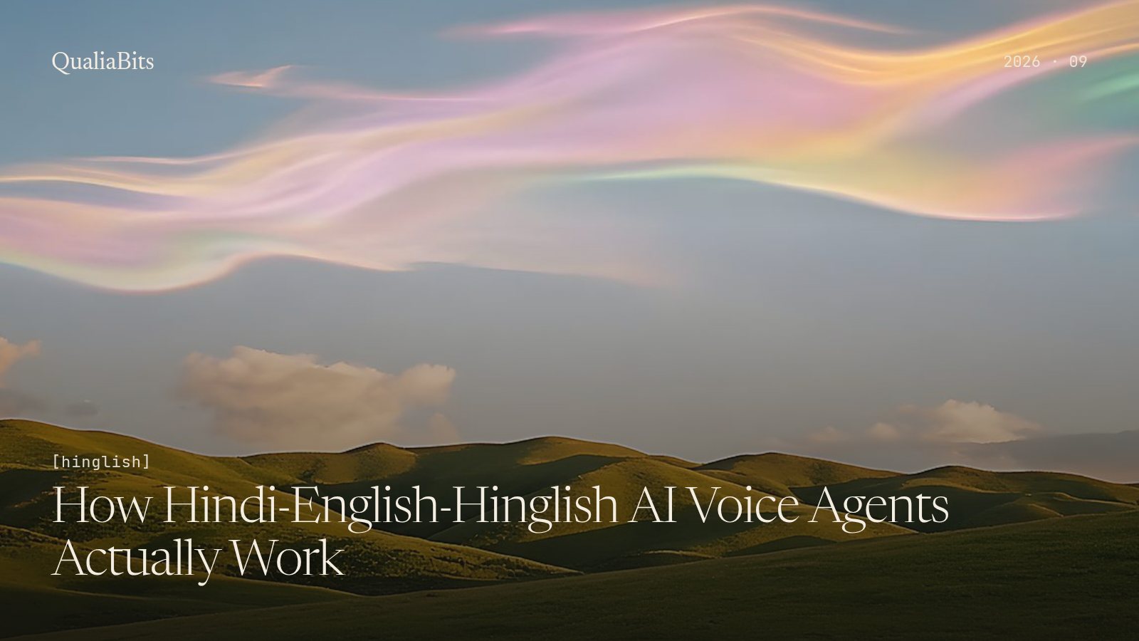 How Hindi-English-Hinglish AI Voice Agents Actually Work